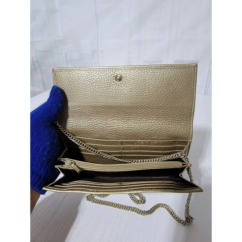 Gucci Lovely Heart Wallet Gold - Picture 15 of 16